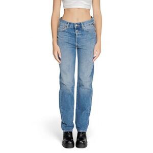 Replay Blue Cotton Mom Women's Jean